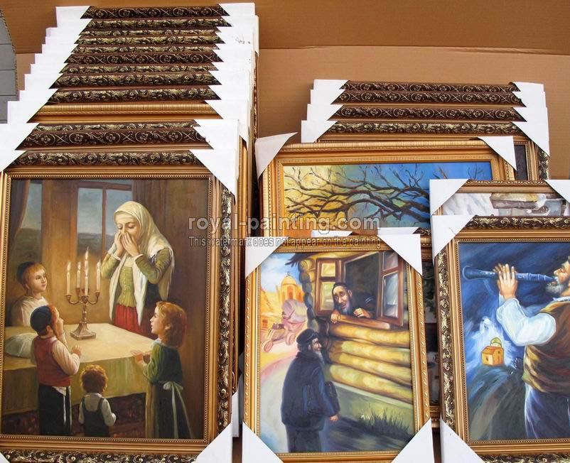 hand Painted Jewish oil paintings
