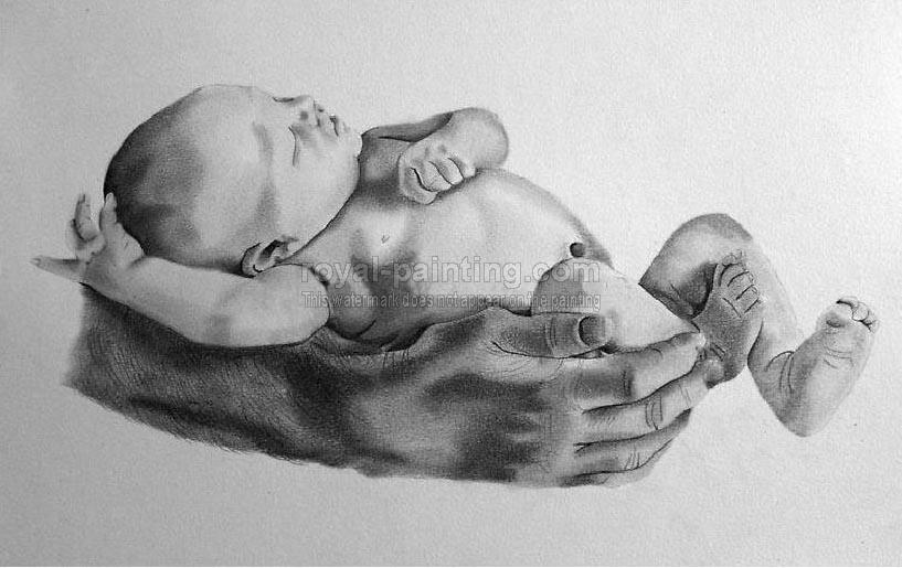 charcoal drawing painting