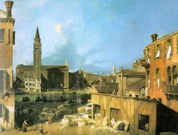 Canaletto : The Stonemason's Yard