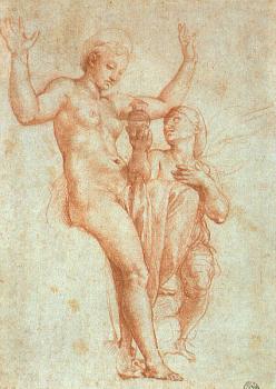 Psyche presenting Venus with water from the Styx