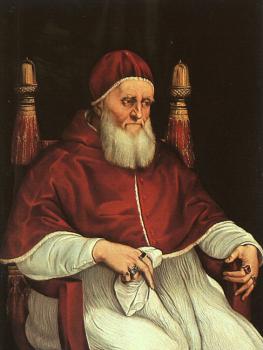 Raphael : Portrait of Julius II, Florence