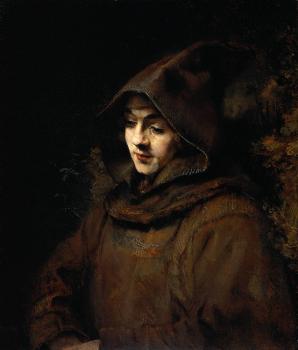 Rembrandt : Rembrandt's son Titus, as a monk