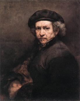 Self Portrait with Beret and Turned-Up Collar
