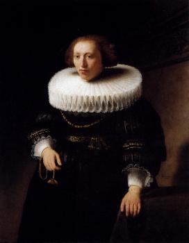 Rembrandt : Portrait of a woman