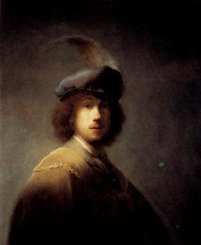 Rembrandt : Self-Portrait with Plumed Beret