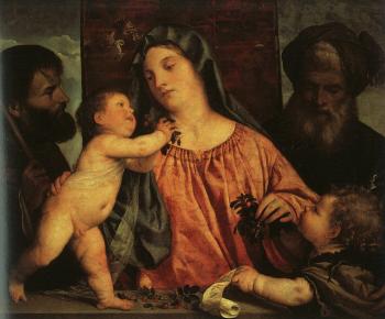 Titian : Madonna of the Cherries