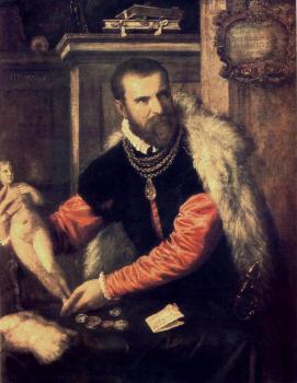 Titian : Portrait of Jacopo Strada