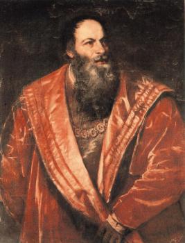 Titian : Portrait of Pietro Aretino