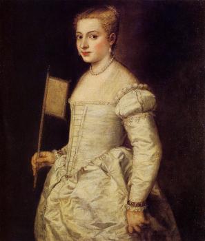 Titian : Woman in white