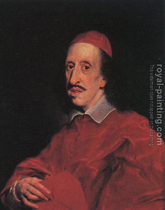 Baciccio : Graphic Portrait of Cardinal Leopoldo de' Medici