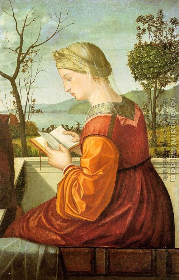 Carpaccio : The Virgin Reading, possibly a fragment of a much larger work