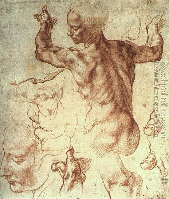 Michelangelo : Study for The Libyan Sibyl