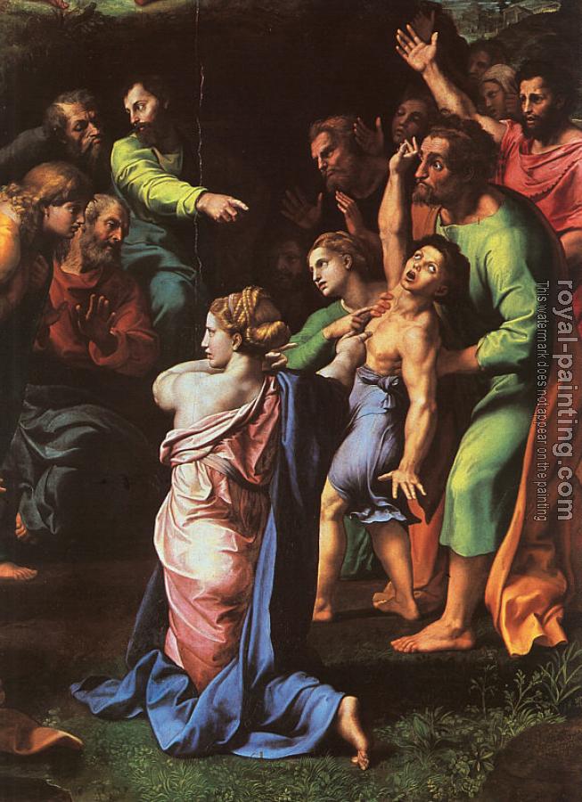 Raphael : Transfiguration, detail