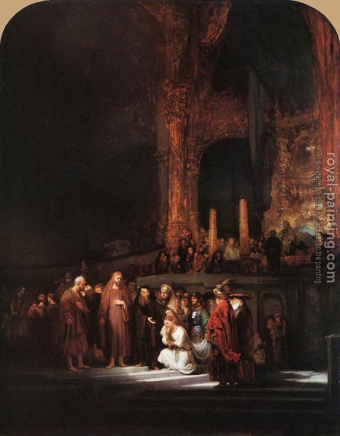 Rembrandt : The Woman taken in Adultery