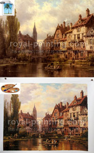 Handmade oil painting reproduction
