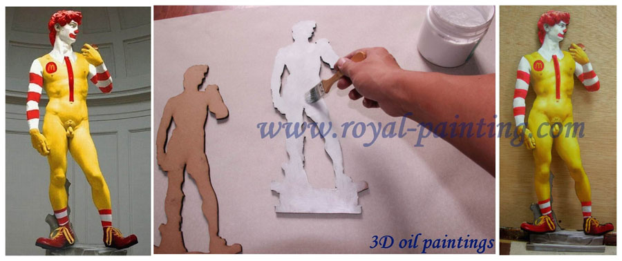 3D Wood Board Painting