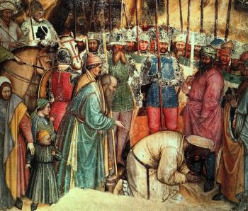 Altichiero : The Beheading of Saint George, detail