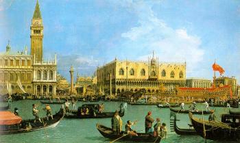 Canaletto : The Basin of San Marco on Ascension Day