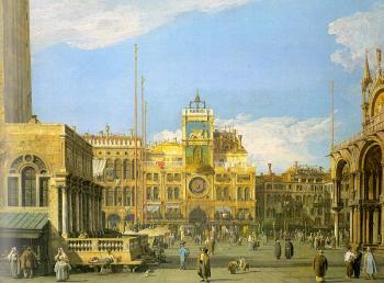 Canaletto : Piazza San Marco, Looking North