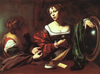 Caravaggio : Martha and Mary Magdalene