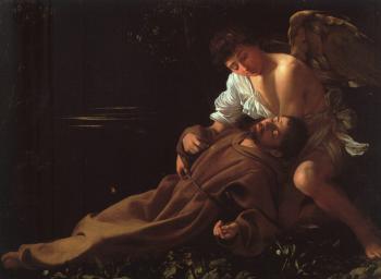 Caravaggio : St. Francis in Ecstasy