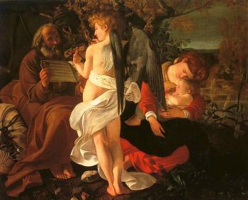 Caravaggio : Rest During the Flight into Egypt