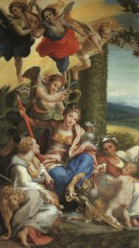 Correggio : Allegory of Virtue