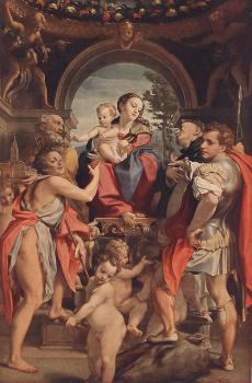 Correggio : Madonna with St George