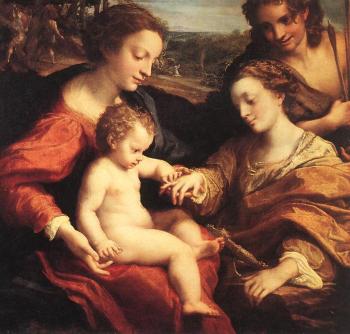 Correggio : The Mystic Marriage of St. Catherine