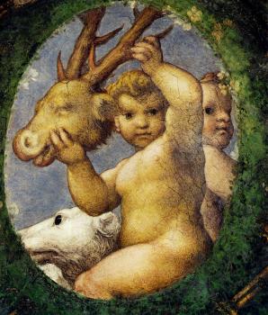 Correggio : Putto With Hunting Trophy