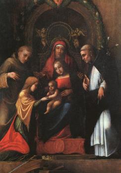 Correggio : The Mystic Marriage of St Catherine
