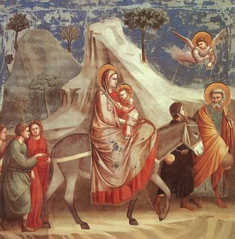 Giotto : The Flight into Egypt Scenes from the Life of the Virgin