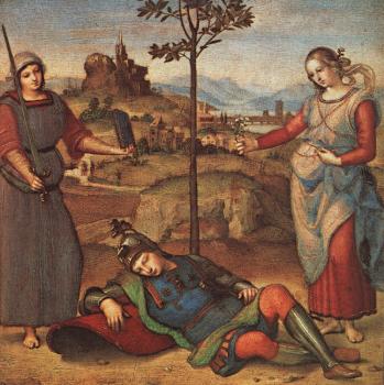 Raphael : Allegory, The Knight's Dream