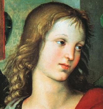 Raphael : Angel, fragment of the Baronci Altarpiece II