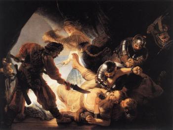 Rembrandt : The Blinding of Samson