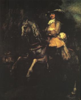 Rembrandt : Frederick Rihel on Horseback