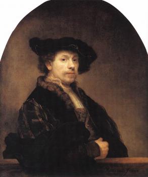Rembrandt : Self-portrait at 34
