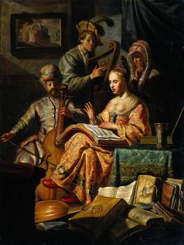 Rembrandt : Musical Allegory