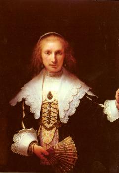 Rembrandt : Portrait of Agatha Bas II