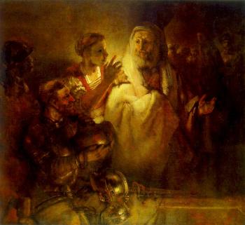 Rembrandt : Peter Denouncing Christ