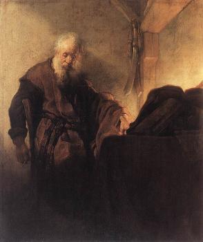 Rembrandt : St Paul at his Writing Desk