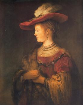 Rembrandt : Portrait of Saskia van Uylenburgh