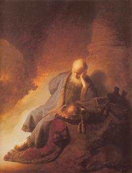 Rembrandt : Jeremiah Lamenting the Destruction of Jerusalem II