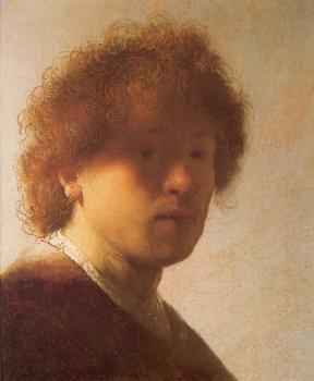 Rembrandt : Self-portrait at an early age II
