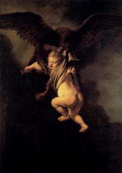 Rembrandt : Rape of Ganymede