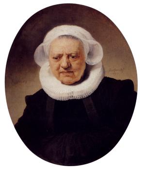 Rembrandt : Portrait Of An Eighty-Three-Year-Old Woman