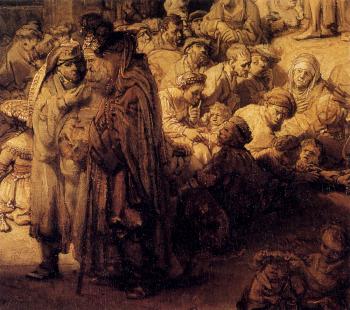 Rembrandt : Preaching of St John the Baptis