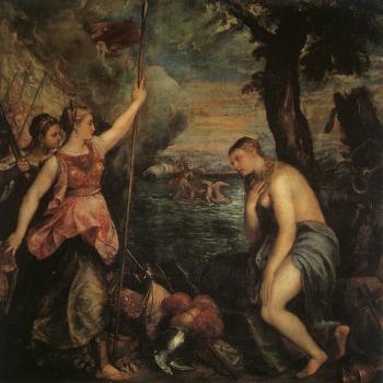 Titian : Spain Succouring Religion