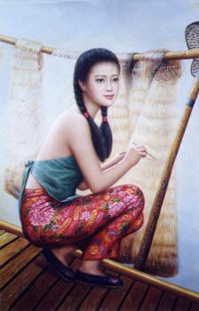 Handmade canvas painting reproduction