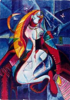 Handmade canvas painting reproduction